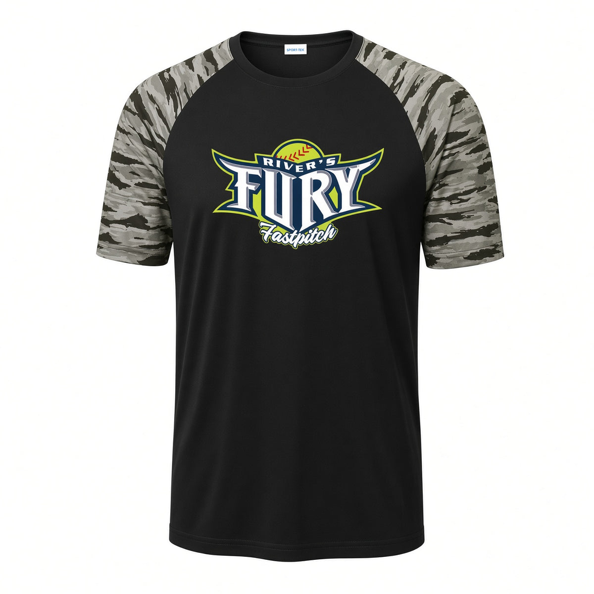 AC River's Fury Drift Camo Colorblock Tee
