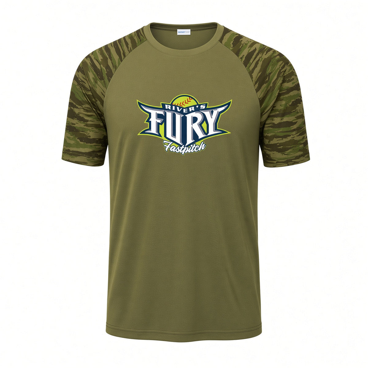 AC River's Fury Drift Camo Colorblock Tee