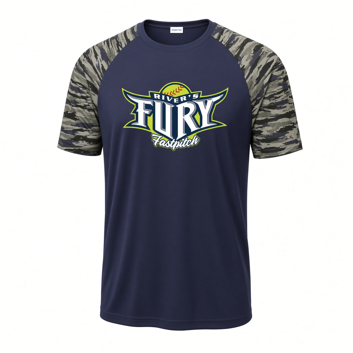 AC River's Fury Drift Camo Colorblock Tee