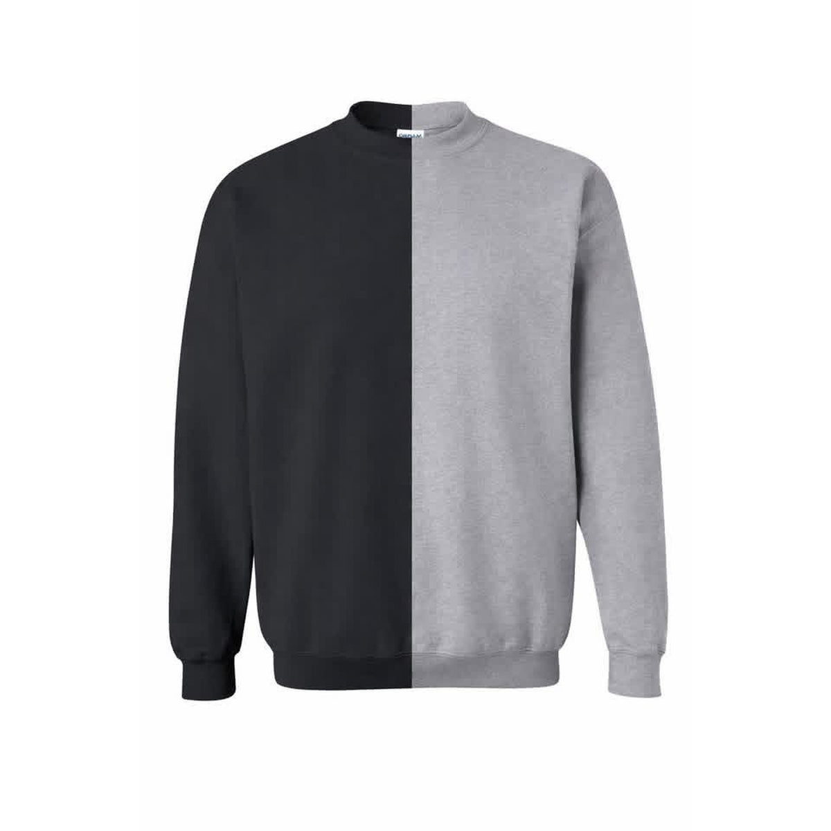 Split Crew Sweatshirt — Team Name in Cursive