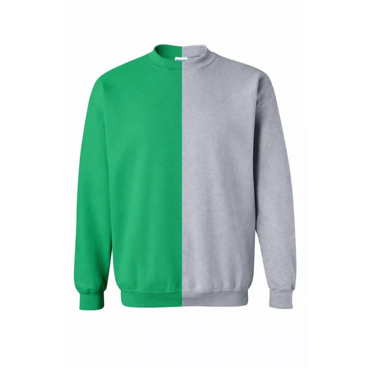 Split Crew Sweatshirt — Team Name in Cursive