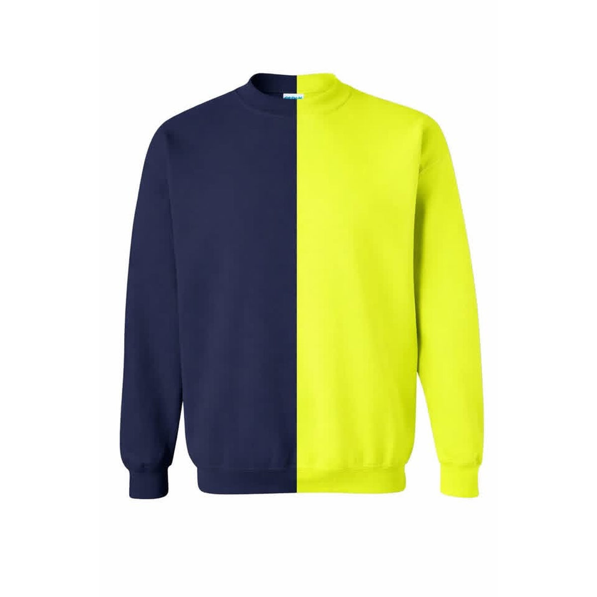 Split Crew Sweatshirt — Team Name in Cursive