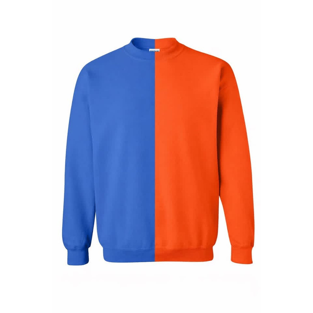 Split Crew Sweatshirt — Team Name in Cursive